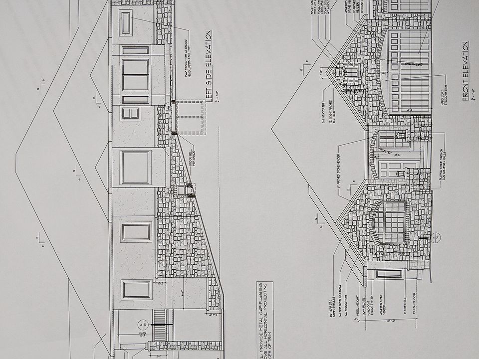 Front & left side elevations