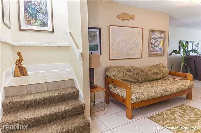 First floor living are with a sleeper sofa!