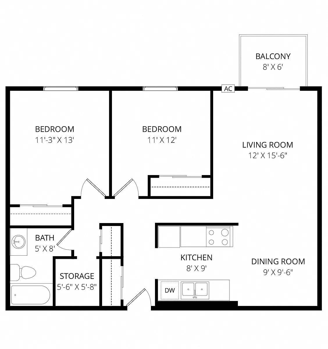 Floor plan 2X1