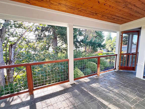Covered deck.