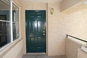 front of unit