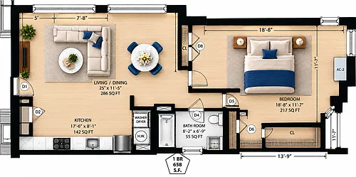 Floor plan 207