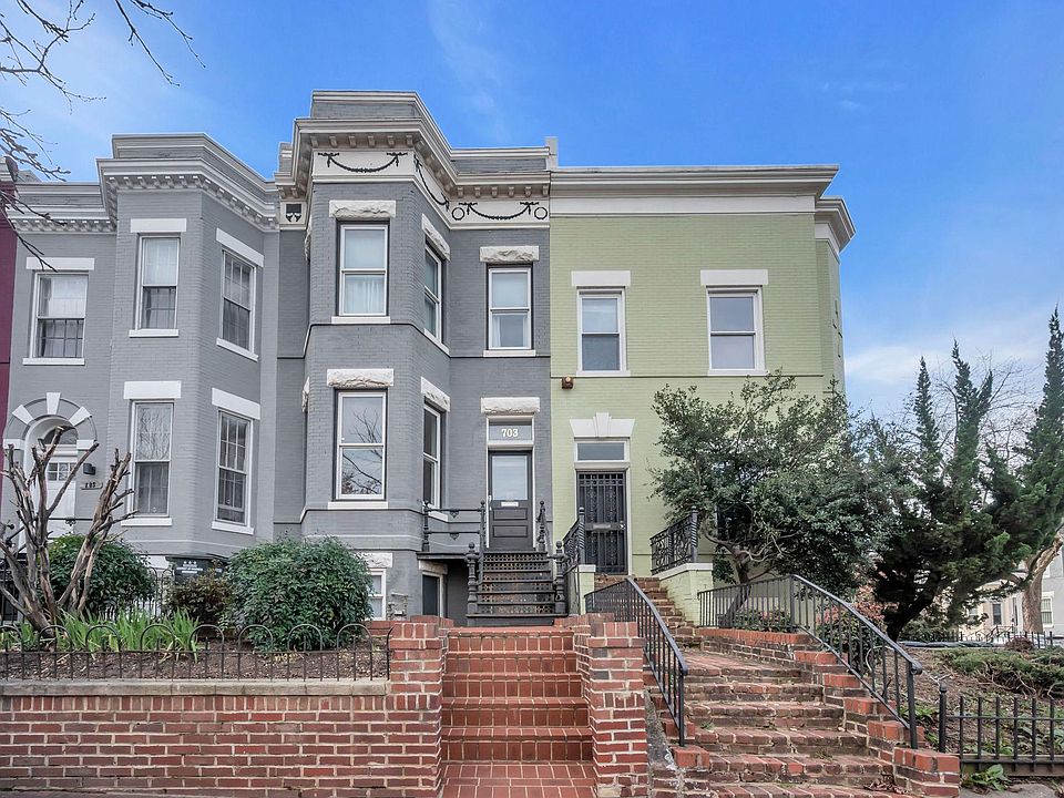 Front of the house (grey with black trim)