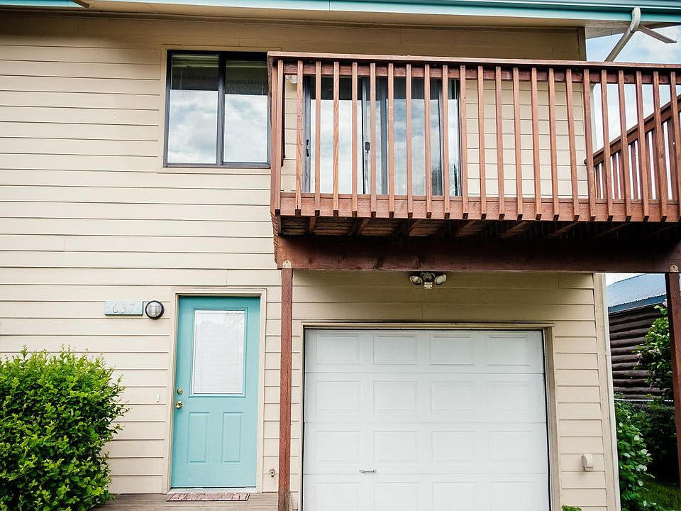 Front of duplex / Second story balcony