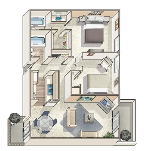 Floor plan Bar Harbor