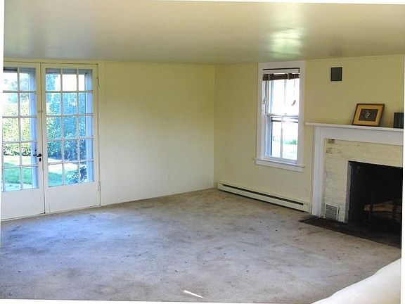 Living Room with French Doors