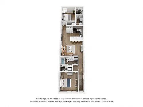 Floor plan Waterchase B