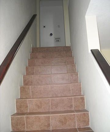 Stairway to upper level