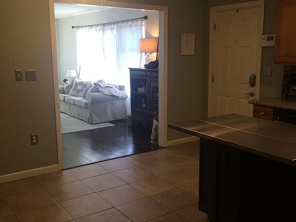 Kitchen view to front living space