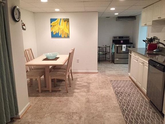 Dining and kitchen area