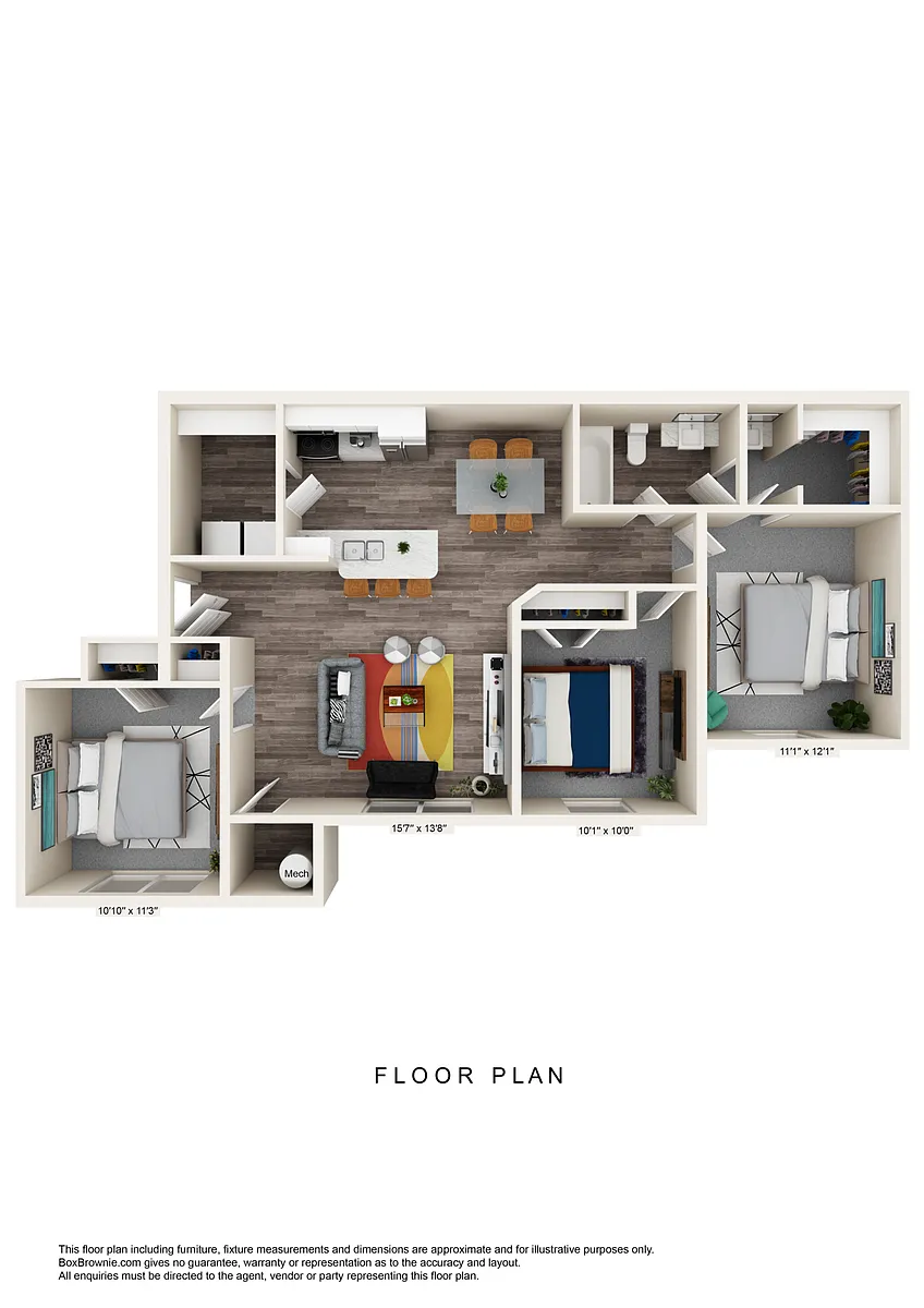 Floor plan Cypress *Newly Renovated