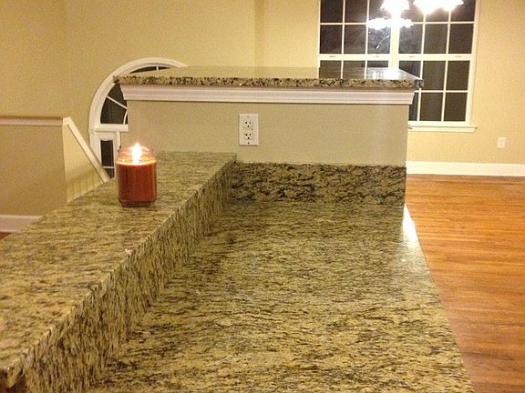 Kitchen bar looking into the dinning room