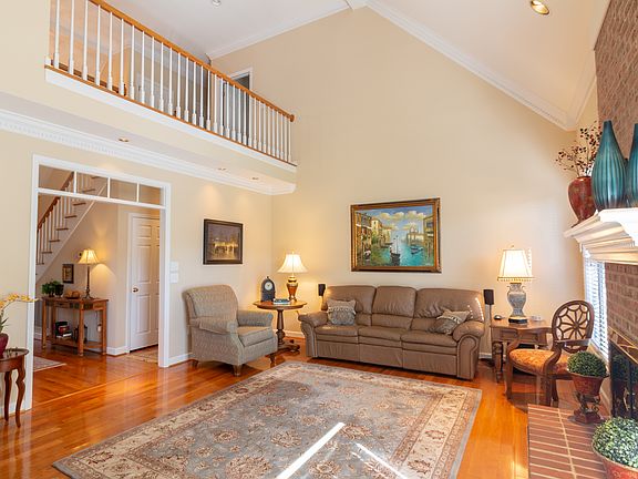 Living room with overlook