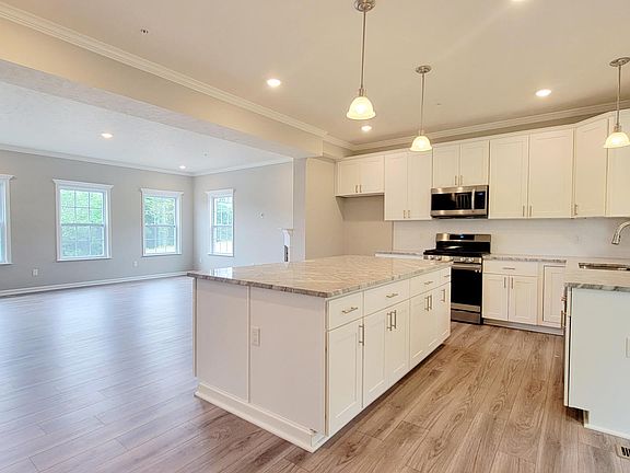 7A side view into kitchen living room