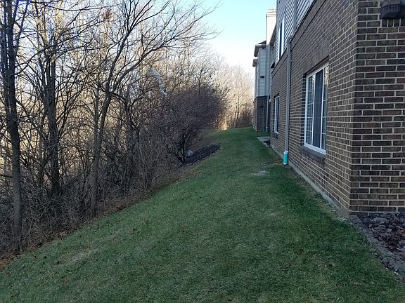 Long view behind building