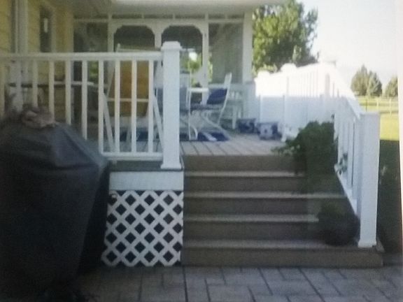 Deck & concrete patio
