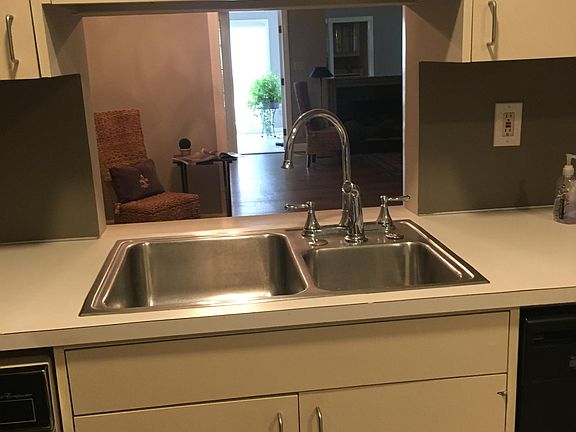 Pass through into dining room