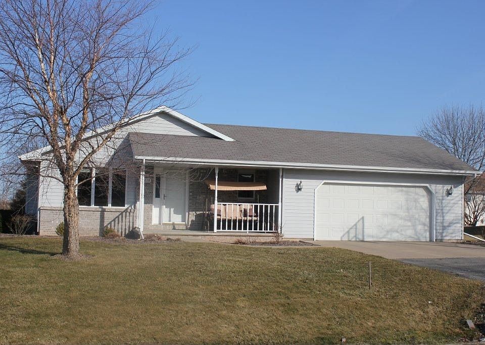 Front View,  new landscaping