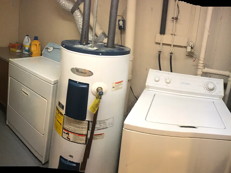 Laundry room with folding area