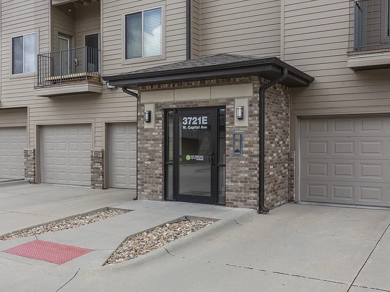 The exterior entrance to building 3721E