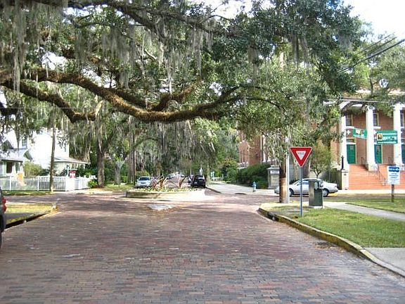 Brick street view