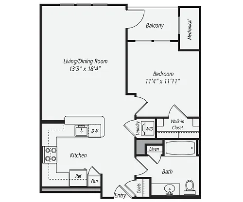 Floor plan A3b-F-745