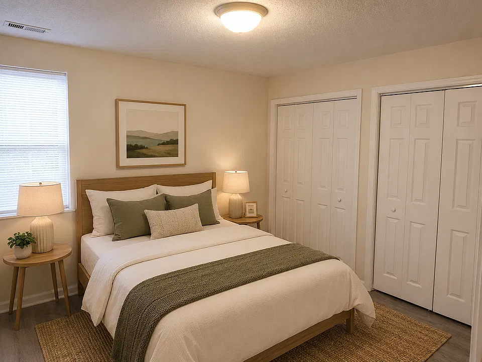 Master Bedroom (AI-staged)