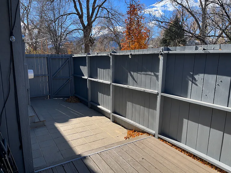 Enclosed Back Patio with Mountain View