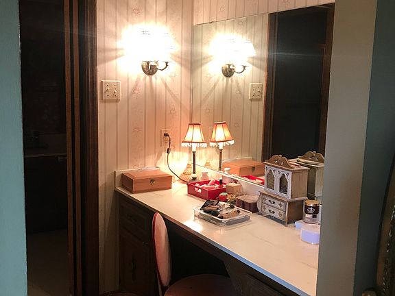 Master bathroom vanity area 