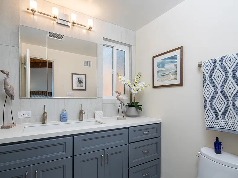 Beautifully renovated master bathroom