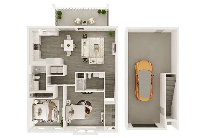 Floor plan Townhome
