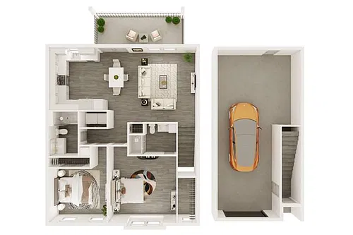 Floor plan Townhome