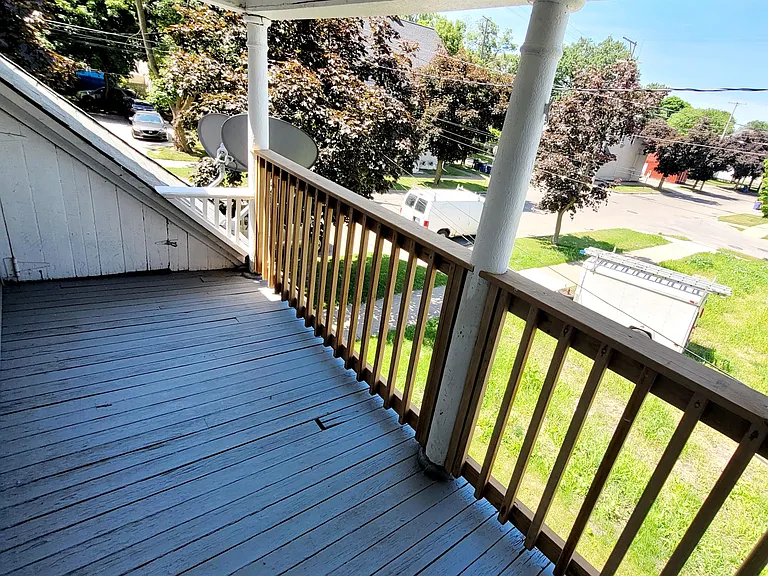Private balcony off of living room