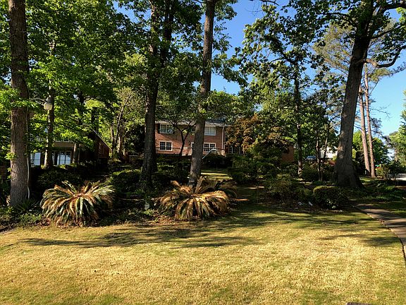 Backyard view from lake