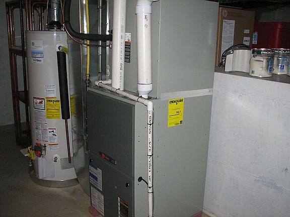 HVAC upgraded in 2009 w/92% eff furnace, 13 SEER AC