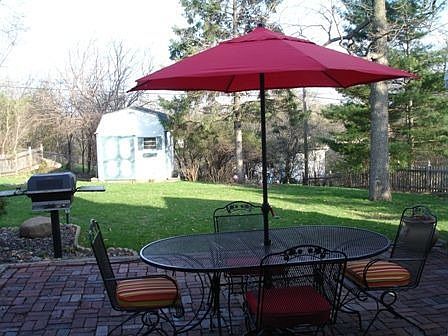 Back Yard with one shed