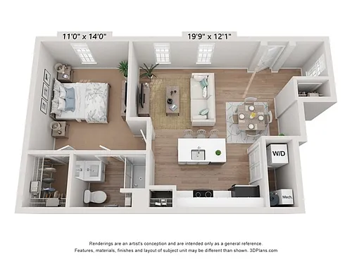 Floor plan Bentley Flat - R
