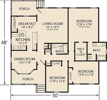 Spacious floor plan!