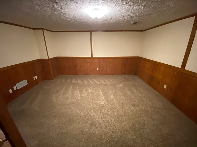 Finished side of basement