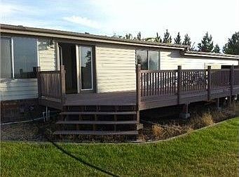 Deck with view to potholes