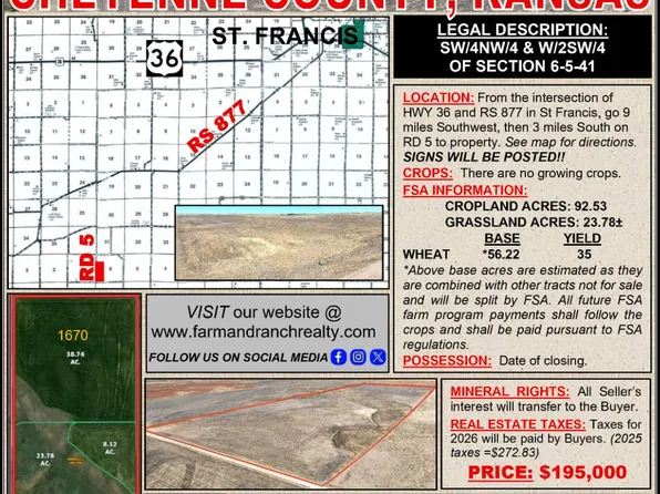 0 Road 5, Saint Francis, KS 67756