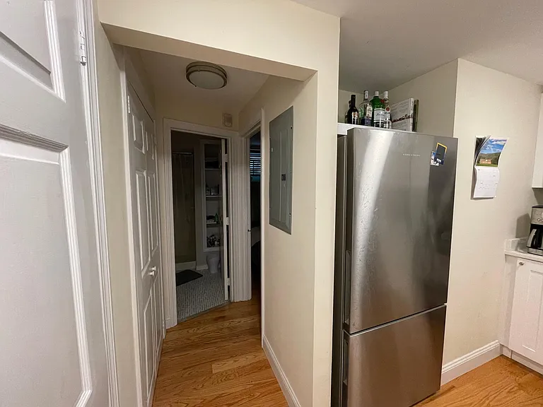 Kitchen looking towards Bathroom 2, Bedroom 2 on left