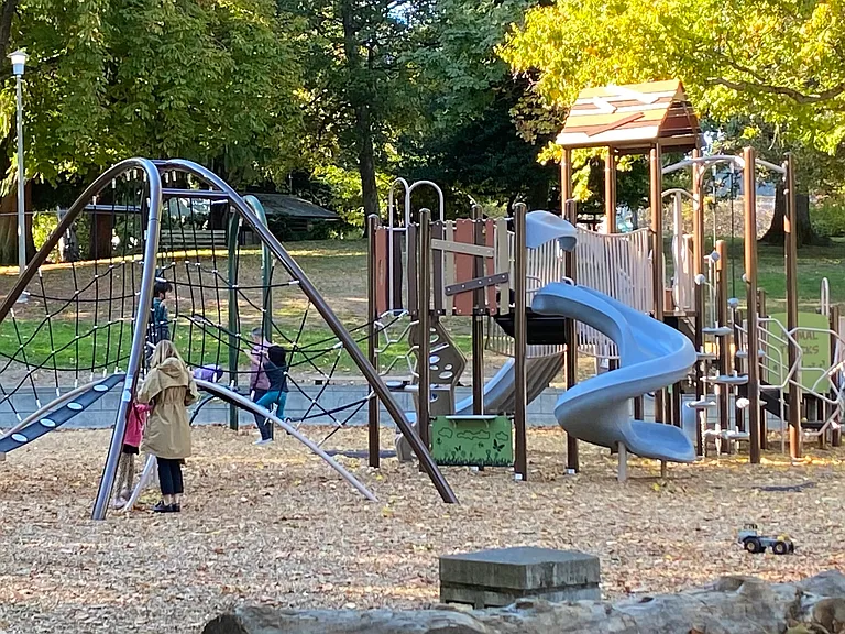 Playground directly across the street