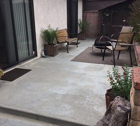 Private patio