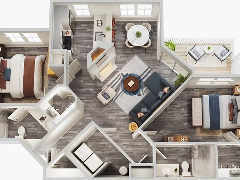 B2 - 2 Bed 2 Bath B2 - 2 Bed 2 Bath