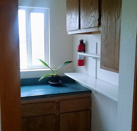 Pantry off kitchen