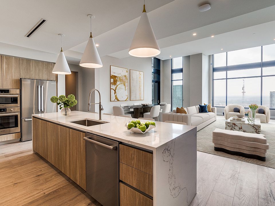 Maple Terraces Residences Penthouse Kitchen/ Living