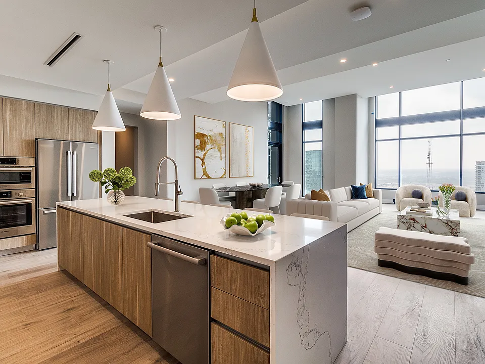 Maple Terraces Residences Penthouse Kitchen/ Living