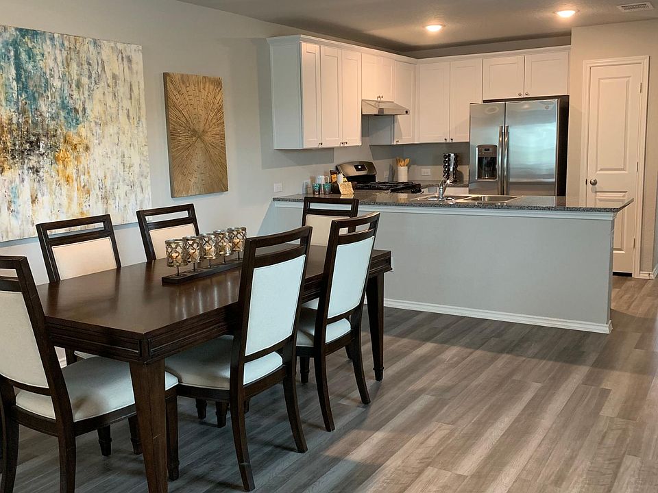 Dining room and open kitchen