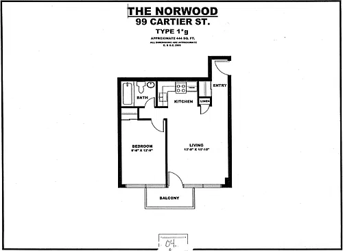 Floor plan 407